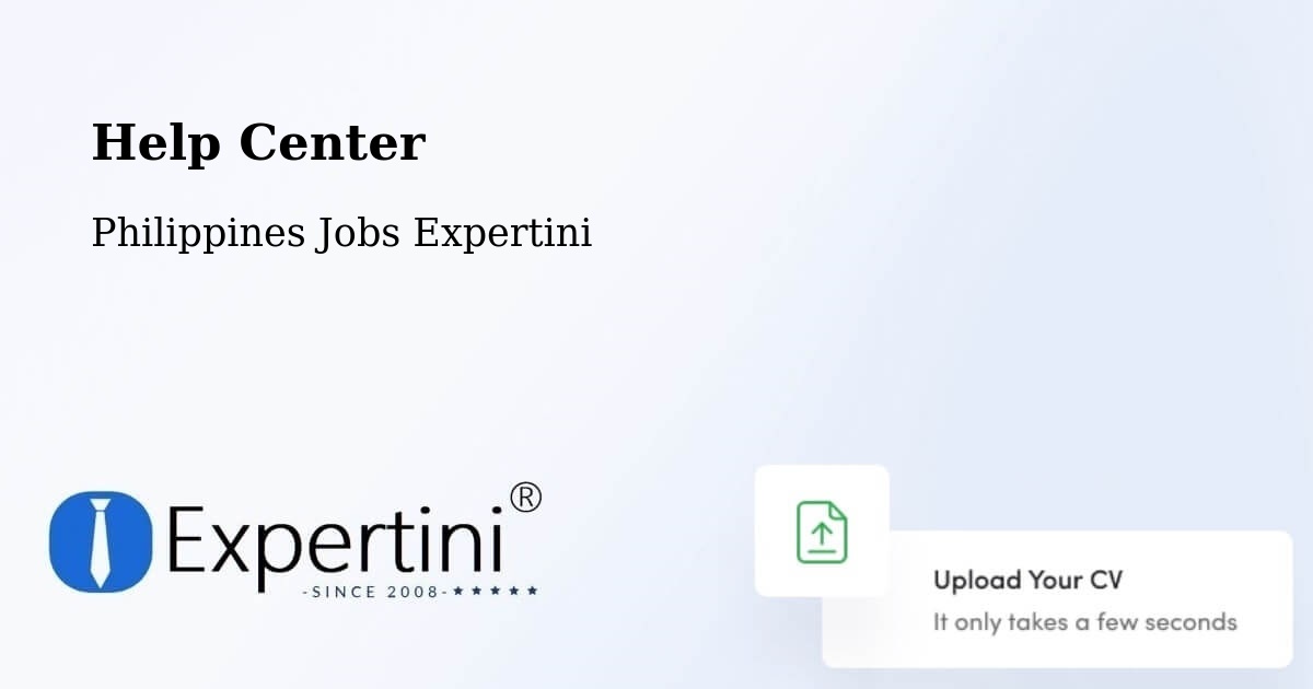 Help Center – Binitayan - Philippines Jobs Expertini