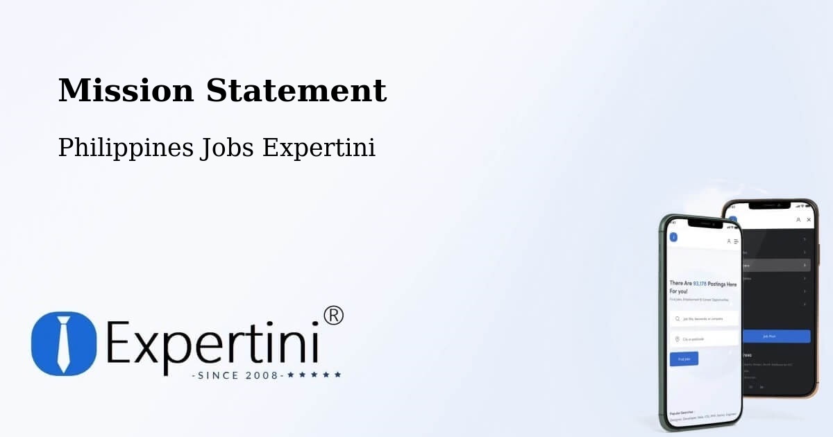 Corporate Mission – Binitayan - Philippines Jobs Expertini
